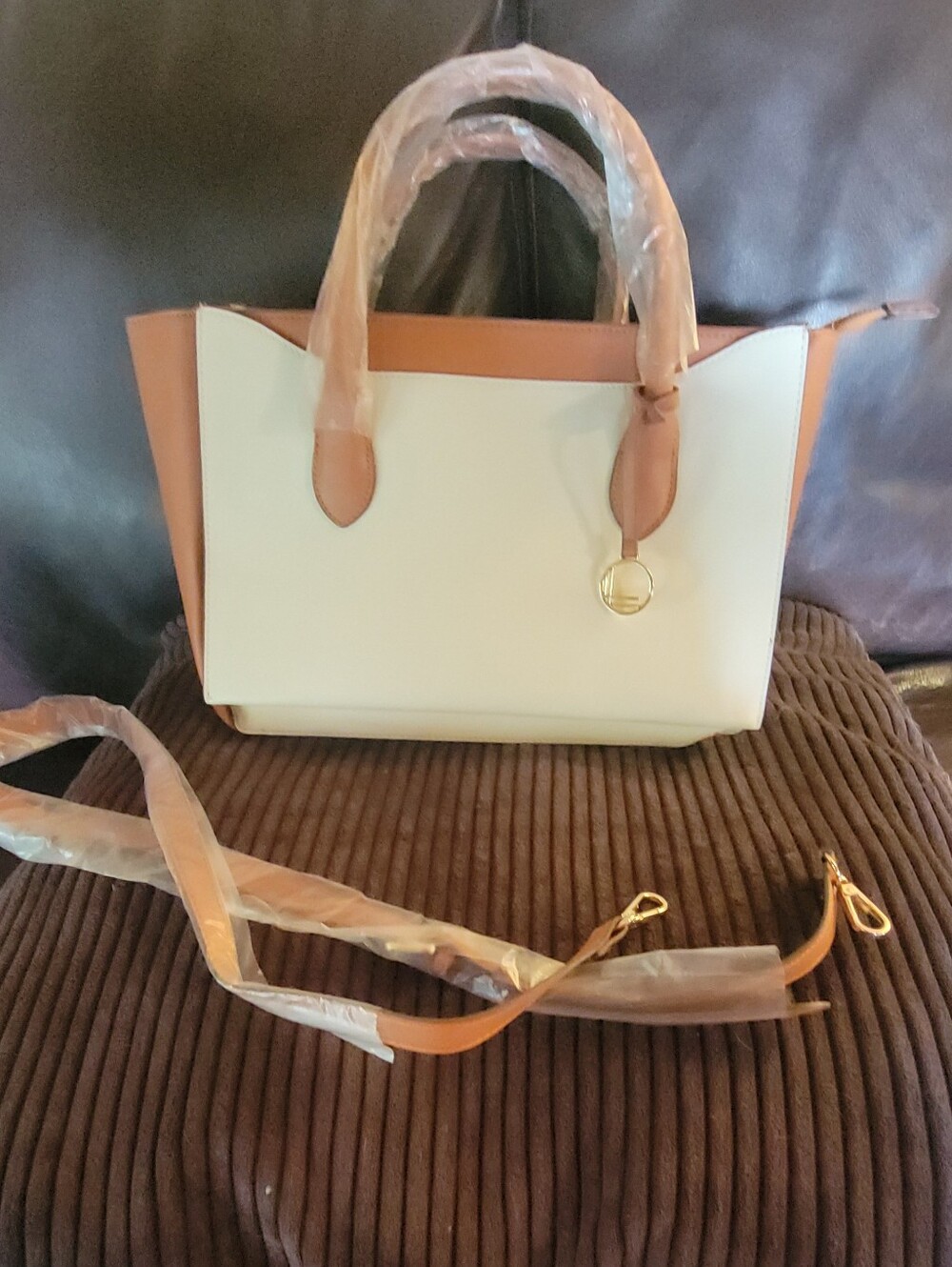 Loulu Bag New Tan and Cream